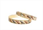 Three Tone Plated | CNC Bangles