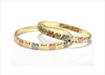 Three Tone Plated | CNC Bangles
