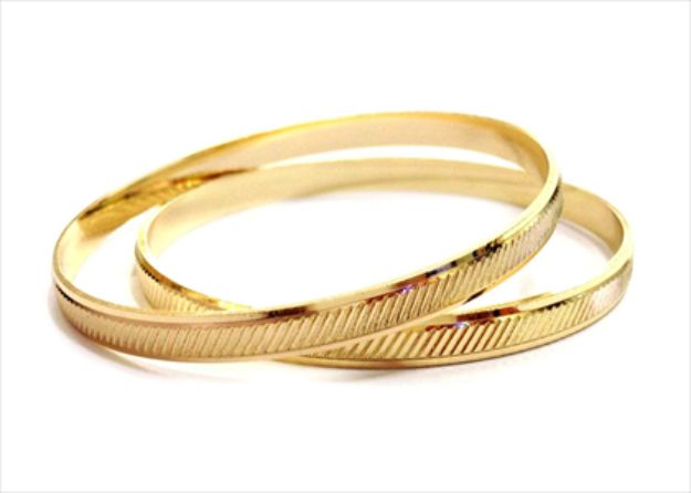 Gold Plated | CNC Bangles