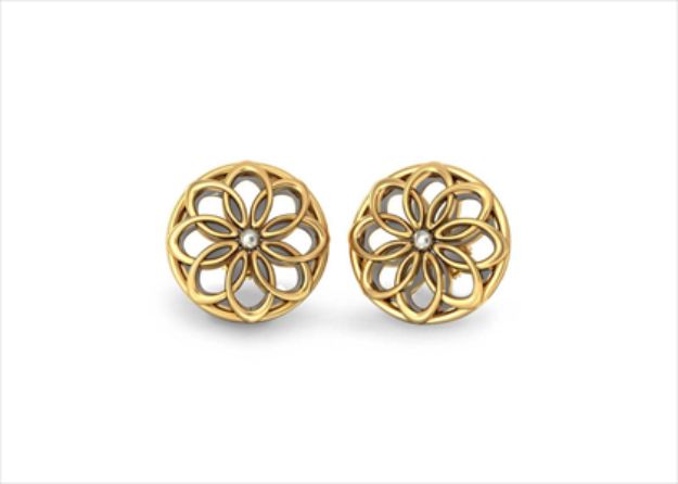 Gold Plated | Cubic Zirconia Set Stud Earrings