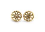 Gold Plated | Cubic Zirconia Set Stud Earrings