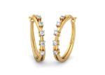 Gold Plated | Cubic Zirconia Set Stud Earrings
