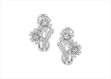 Rhodium Plated | Cubic Zirconia Set Stud Earrings