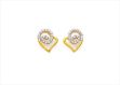 Gold Plated | Cubic Zirconia Set Stud Earrings