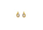 Gold Plated | Cubic Zirconia Set Stud Earrings