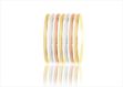3 Tone Plating 3mm 7-day gold Plated Samenario Bangle