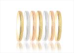 5MM 7 Piece set 7 Days Semanario De Oro Bangles