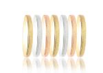 5MM 7 Piece set 7 Days Semanario De Oro Bangles