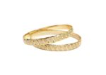 Gold Plated | Half Round Bangles