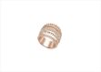 Rose Gold Plated Beaded Stack Ring