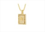 Iced Out Safety Vault Pendant