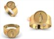 Gold Plated Saint Jude Ring