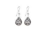 Rhodium Plated | Filigree Earrings