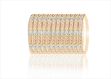 Three Tone Plated Side Veni Bangles