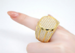 Round Iced Out Ring