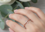 religious cross ring
