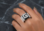 personalized initial ring