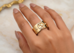womens initial g ring