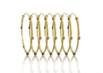 gold plated cz studded bangles