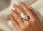 Elegant Kite Shape Ring