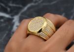Round Hip Hop Fashion Ring