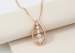 Rose Gold Plated Journey Pendant