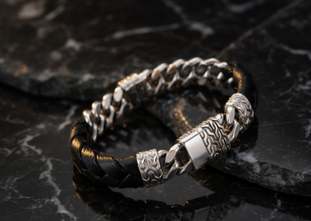 Custom Leather Bracelet for Men