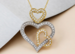 Sparkling CZ Heart Pendant