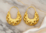 gold plated earrings