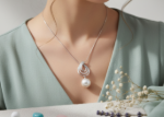 modern pearl pendant