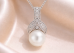 elegant pearl pendant necklace