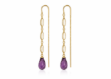 rhodium plated earrings