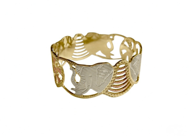 CNC Elephant Bangle