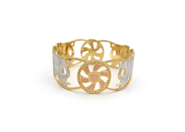 High Polish Elephant Bangle