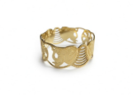 Gold Plated Elephant Bangle