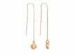 gold threader earrings