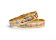 three tone tennis bangles