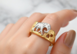elephant design ring