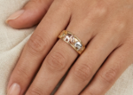 elephant motif ring