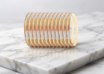 tri color gold plated bangles
