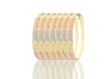 Tri Color Plated Bangles