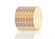 Tri Color Plated Bangles