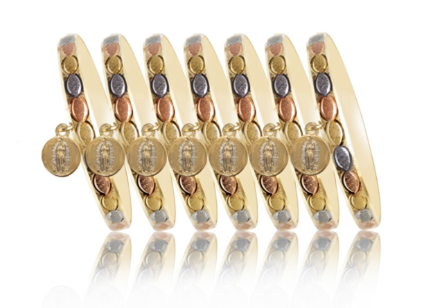 Mother Mary Charm Bangle