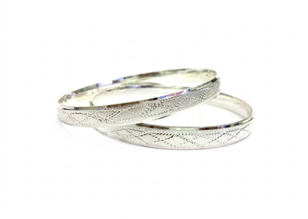 Gold Plated Laser Bangles