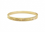 Gold Plated Flat Bangles