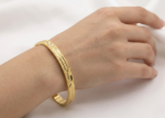 Premium Gold Flat Bangles