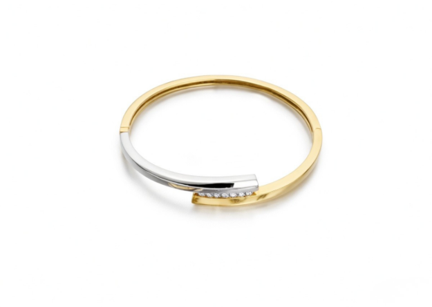 dual tone plated designer bangles