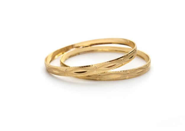 gold plated designer bangles