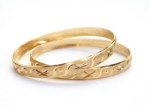 gold plated fashion bangles