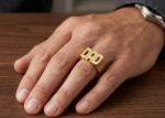 Mens Modern Gold Ring